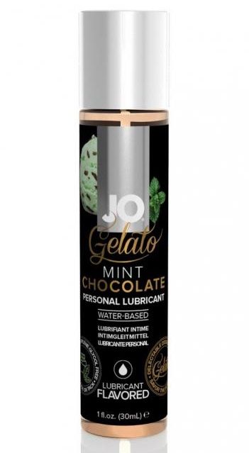 Лубрикант с ароматом мятного шоколада JO GELATO MINT CHOCOLATE - 30 мл. - System JO - купить с доставкой в Муроме
