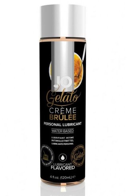 Лубрикант с ароматом крем-брюле JO GELATO CREME BRULEE - 120 мл. - System JO - купить с доставкой в Муроме