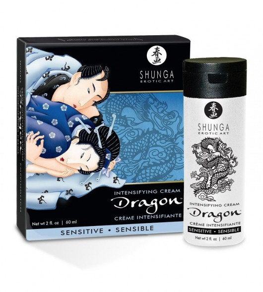Интимный мужской крем SHUNGA DRAGON SENSITIVE - 60 мл. - Shunga - купить с доставкой в Муроме