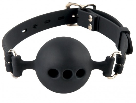 Силиконовый кляп-шар с отверстиями для дыхания Silicone Breathable Ball Gag Small - Pipedream - купить с доставкой в Муроме