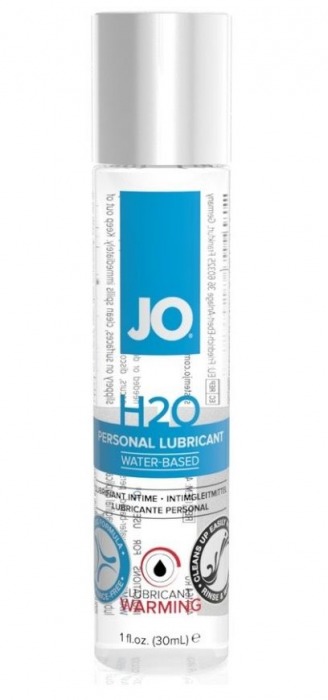 Возбуждающий лубрикант на водной основе JO Personal Lubricant H2O Warming - 30 мл. - System JO - купить с доставкой в Муроме