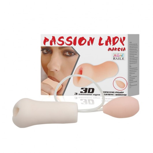 Мастурбатор Passion Lady Marcia с грушей для имитации посасывания - Baile - в Муроме купить с доставкой