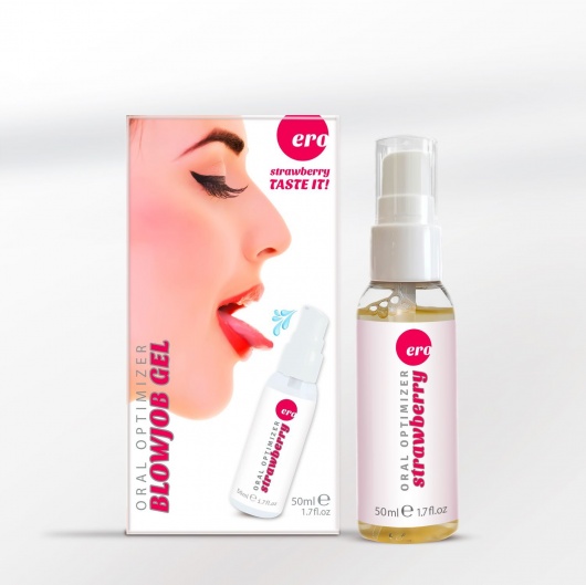 Увлажняющий гель для орального секса с ароматом клубники - 50 мл. - Ero - купить с доставкой в Муроме