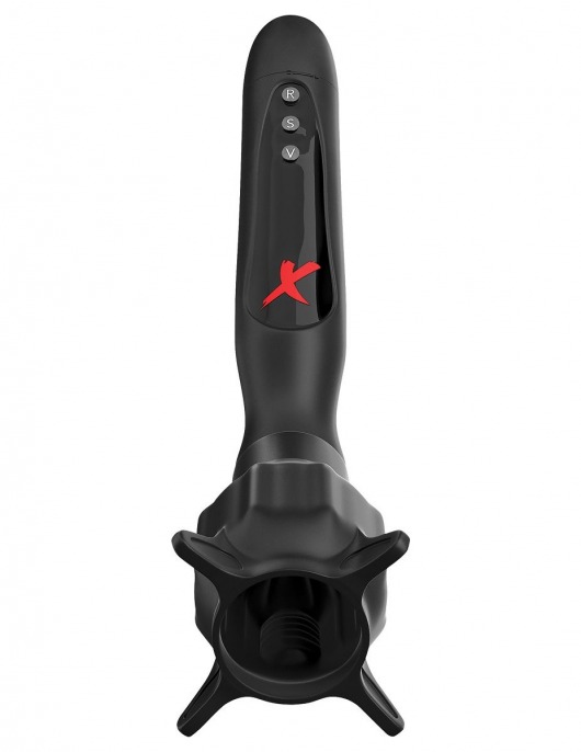 Чёрный вибростимулятор для головки члена с эффектом всасывания Vibrating Roto-Sucker - Pipedream - в Муроме купить с доставкой