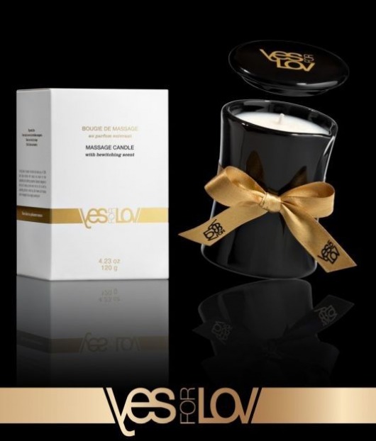 Массажная аромасвеча BEWITCHING MASSAGE CANDLE - 120 мл. - YESforLOV - купить с доставкой в Муроме