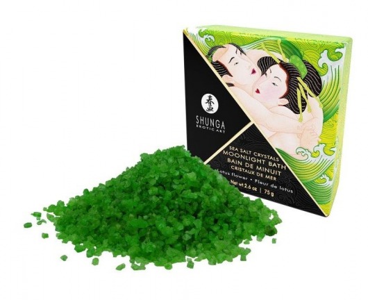 Соль для ванны Bath Salts Lotus Flower с ароматом цветков лотоса - 75 гр. -  - Магазин феромонов в Муроме
