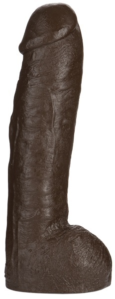 Большая насадка для трусиков Vac-U-Lock Realistic Hung - 31,7 см. - Doc Johnson - купить с доставкой в Муроме