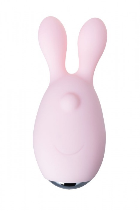 Нежно-розовый набор VITA: вибропуля и вибронасадка на палец - JOS