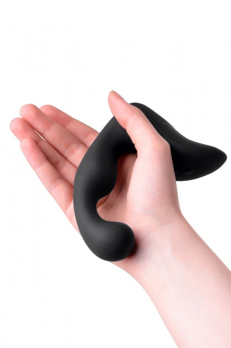 Чёрный изогнутый вибростимулятор простаты Erotist - Erotist Adult Toys - в Муроме купить с доставкой