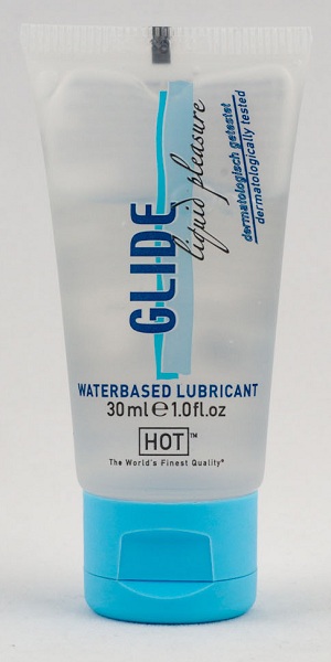 Интимная смазка на водной основе Glide - 30 мл. - HOT - купить с доставкой в Муроме