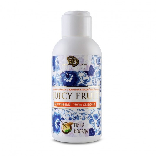 Интимный гель на водной основе JUICY FRUIT с ароматом пина колада - 100 мл. - БиоМед - купить с доставкой в Муроме