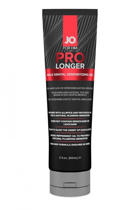 Гель-пролонгатор умеренного действия для мужчин JO Prolonger Gel – 60 мл. - System JO - купить с доставкой в Муроме