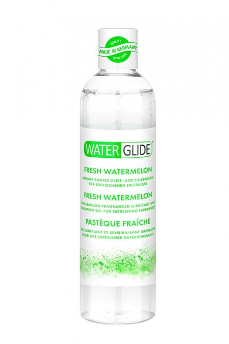 Лубрикант на водной основе с ароматом арбуза WATERGLIDE FRESH WATERMELON - 300 мл. - Waterglide - купить с доставкой в Муроме