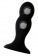 Черная анальная втулка Hidro M - 10,5 см. - Erotist Adult Toys в Муроме Черная анальная втулка Hidro M - 10,5 см. - Erotist Adult Toys
